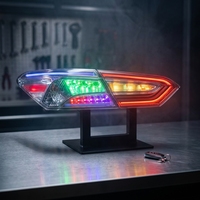 Nouveaux feux arrière LED RGB avec télécommande, animation séquentielle, fumés blancs, IP67, compatibles avec CAMRY 2018-2023