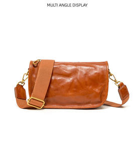 Nuevo Bolso Bandolera de Cuero Genuino de Vaca, Bolso de Hombro de Cuero de Grano Completo, Venta al Por Mayor de Fábrica - Product Image 4