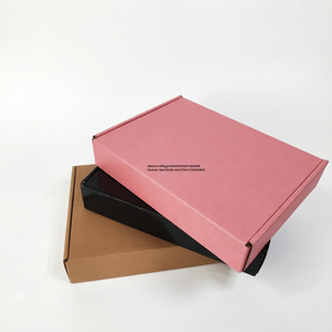 Caja de Cartón Corrugado Verde con Logotipo Personalizado para Protección Ambiental, Caja de Embalaje para Cosméticos, Cajas de Envío Plegables - Product Image 1