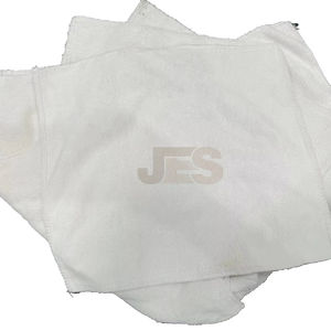 メヒニック使用ホワイトカラー繊維廃棄物タオルラグ100コットン10KG 25KG - Product Image 1