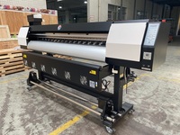 Plotter para impresora de inyección de tinta Galaxy, cabezales de impresión I3200 individuales de 1,80 metros, metros