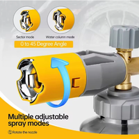 Lance Moussante Canon à Mousse pour Nettoyage Auto, Résistante aux Acides et Alcalis, avec Connecteur Rapide