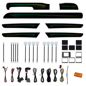TMPRO - Amélioration de l'intérieur de luxe - Éclairage ambiant pour VW Golf 6 2008-2013 - Lampe d'ambiance LED à flux de couleur dynamique avec commande par application - Product Image 6