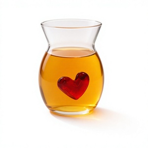 Verre à whisky/eau/jus en borosilicate fait main avec logo personnalisé, 370 ml, pour cadeaux d'entreprise et kits de bienvenue promotionnels - Product Image 2