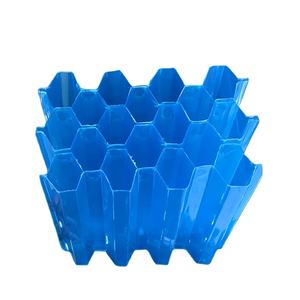 Decantador de placas inclinadas clarificador de láminas material de PVC PP inclinado decantador de tubos medios - Product Image 1