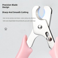 Coupe-ongles en acier inoxydable pour animaux de compagnie, anti-saignement, coupe-griffes de sécurité pour chiens et chats, petits et grands, vente en gros