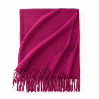 Écharpe longue style célébrité en cachemire, châle chaud pour femme coréenne, automne-hiver, style raffiné, écharpe musulmane