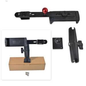 YNIBST Heavy Duty Drill Base Support de voiture pour iPad 5-13 pouces <span class=keywords><strong>Samsung</strong></span> <span class=keywords><strong>Galaxy</strong></span> Tab,GPS, Support de micro talkie-walkie portable réglable - Product Image 2