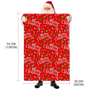 Bán Buôn Nhiệm Vụ Nặng Nề Món Quà Lớn Lưu Trữ Túi Trẻ Em Nhựa Santa Sack Công Suất Lớn Xmas Món Quà Giáng Sinh Túi Với Tag & Tie - Product Image 6