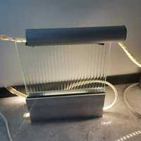 Neue Mode rahmenlose Glas Balkon Geländer Designs LED Licht Balkon Aluminium Geländer Glas für Villa