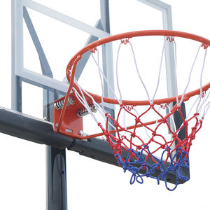 Filets de basket-ball anti-éclats toutes saisons, 12 boucles, <span class=keywords><strong>rouge</strong></span>, blanc, <span class=keywords><strong>bleu</strong></span>, filet de basket-ball de remplacement, robuste - Product Image 4