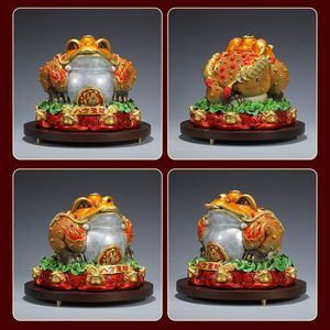 Figura de Sapo de la Suerte Feng Shui, Estatua de Sapo de la Riqueza para Mueble de TV, Entrada, Decoración del Hogar, Regalo de Inauguración de Casa - Product Image 3