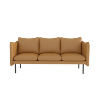Canapé de bureau en cuir PU, tissu confortable, moderne, ensemble de canapé en ligne pour espace réception, offre spéciale