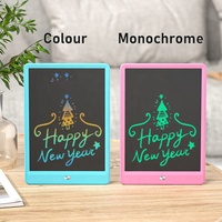 Jouets éducatifs pour enfants, tableau d'écriture LCD, écran couleur, tableau magique, bloc-notes, 10,1 pouces, auto-adhésif, alimenté par piles