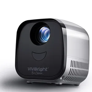 Proiettore ultra portatile Vivibright L1 Mini videoproiettore per famiglia giocattolo per bambini proiettore di film per cartoni animati