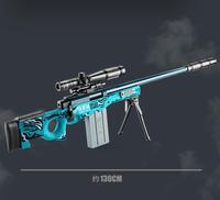 Nouveau Jouet d'Extérieur Pistolet Sniper 98K Modèle AWM en Plastique ABS à Balles Souples, Unisexe, pour Enfants de 3 Ans et Plus