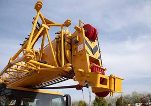 מנוף משאית משומש משנת 2021, 50 טון, דגם <span class=keywords><strong>QY50K</strong></span> הידראולי נייד XC-MG, במצב טוב - Product Image 3