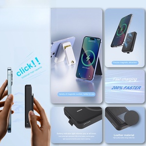 Nouveau Produit 2026 <span class=keywords><strong>Populaire</strong></span> OEM Personnalisé Cadeau Power Bank 5000mAh Batterie Accessoire Téléphone Portable avec Porte-Cartes - Product Image 3