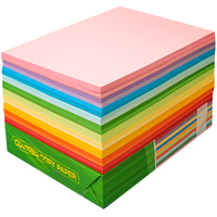 Paquet de 500 feuilles de haute qualité de format A4 70gsm 80gsm papier artisanal double face bricolage imprimable couleurs personnalisées pour les enfants jouent à la créativité