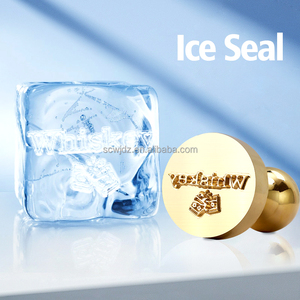Logotipo de cubo de negocios personalizado, sello de latón, sello de cera, sello de identificación de bloque de hielo - Product Image 4