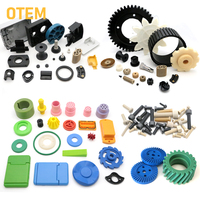 Piezas de Plástico Moldeadas por Inyección Personalizadas de POM, PA, PP, ABS, PTFE/NYLON/PC, Tratamientos de Superficie, Diseño CAD para Maquinaria y Equipos OEM