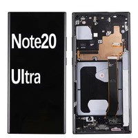 Vente flash Écran tactile OLED d'origine avec cadre pour Sam Note20 Ultra SM-N986B SM-N986U Écran LCD
