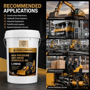 Huile hydraulique anti-usure en gros <span class=keywords><strong>L</strong></span> HM HV VG22 32 46 68 <span class=keywords><strong>HL</strong></span> 46 pour excavatrices, bulldozers, engins agricoles, construction et mines - Product Image 5