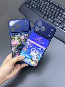 เคสโทรศัพท์วัสดุ PC แม่เหล็กเคลือบสีแบบกำหนดเองสุดหรูรุ่นใหม่สำหรับ 17/16/15/14/13 Pro ดีไซน์สีพื้น - Product Image 2