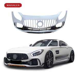 Pare-chocs avant de voiture en PP + fibre de carbone pour <span class=keywords><strong>Mercedes</strong></span> Benz Amg GT/<span class=keywords><strong>GTS</strong></span> Upgrade to P Style Bodykit Front Bumper Front Splitters - Product Image 1