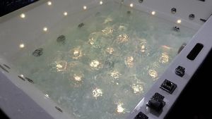 Baignoires blanches de grande taille pour adultes <span class=keywords><strong>Panneau</strong></span> de commande intelligent <span class=keywords><strong>Baignoire</strong></span> acrylique de luxe pour deux personnes avec fonction de massage - Product Image 6