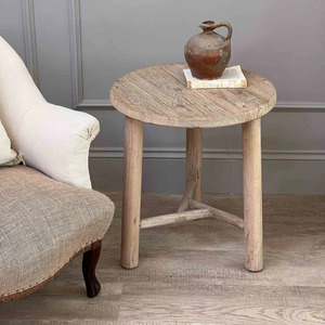 Wooden Side Table Eco Friendly Solid Timber End Table Handmade Modern Contemporary Home Decor Residential Use Kamal Arts - Product Image 3