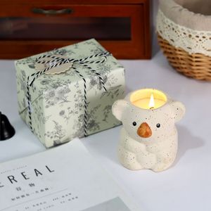 Velas Aromáticas con Forma de Oso Koala de Cerámica para Regalos de Baby Shower - Product Image 4