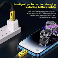 Câble USB Cantell 4-en-1 Type-C en cuivre pur 2A PD 65W Charge rapide Multifonction