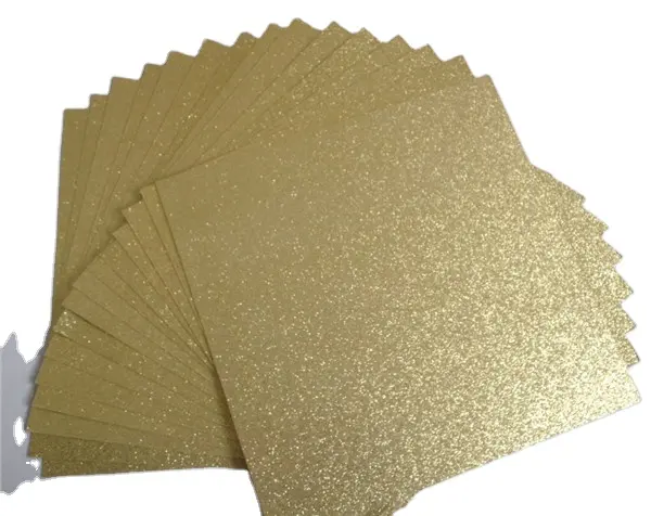 Chất Lượng Cao Của Thiệp Mời Làm Vàng Long Lanh Cardstock Giấy Thủ Công Giấy