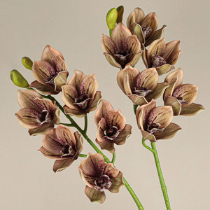 AR-545 ZUOYI 68CM Silicone Coton 6 Têtes Artificielle Orchidée <span class=keywords><strong>Whelan</strong></span> Papillon Fleur Pour La Décoration - Product Image 5