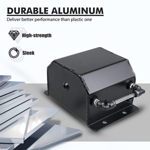 Bevinsee Universal Aluminio 1L Radiador Recuperación de desbordamiento Botella de agua Tanque de aceite refrigerante - Product Image 5