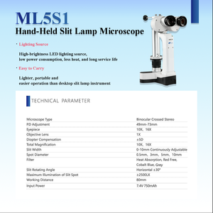 Lámpara de Hendidura Digital LED Portátil Veterinaria – Microscopio Manual para Exámenes Oftálmicos - Product Image 4