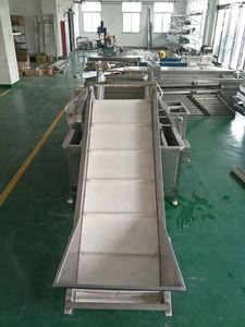 Đầy đủ tự động làm sạch gốc lá rau măng tây rửa dây chuyền chế biến/trái cây rửa dây chuyền sản xuất - Product Image 6