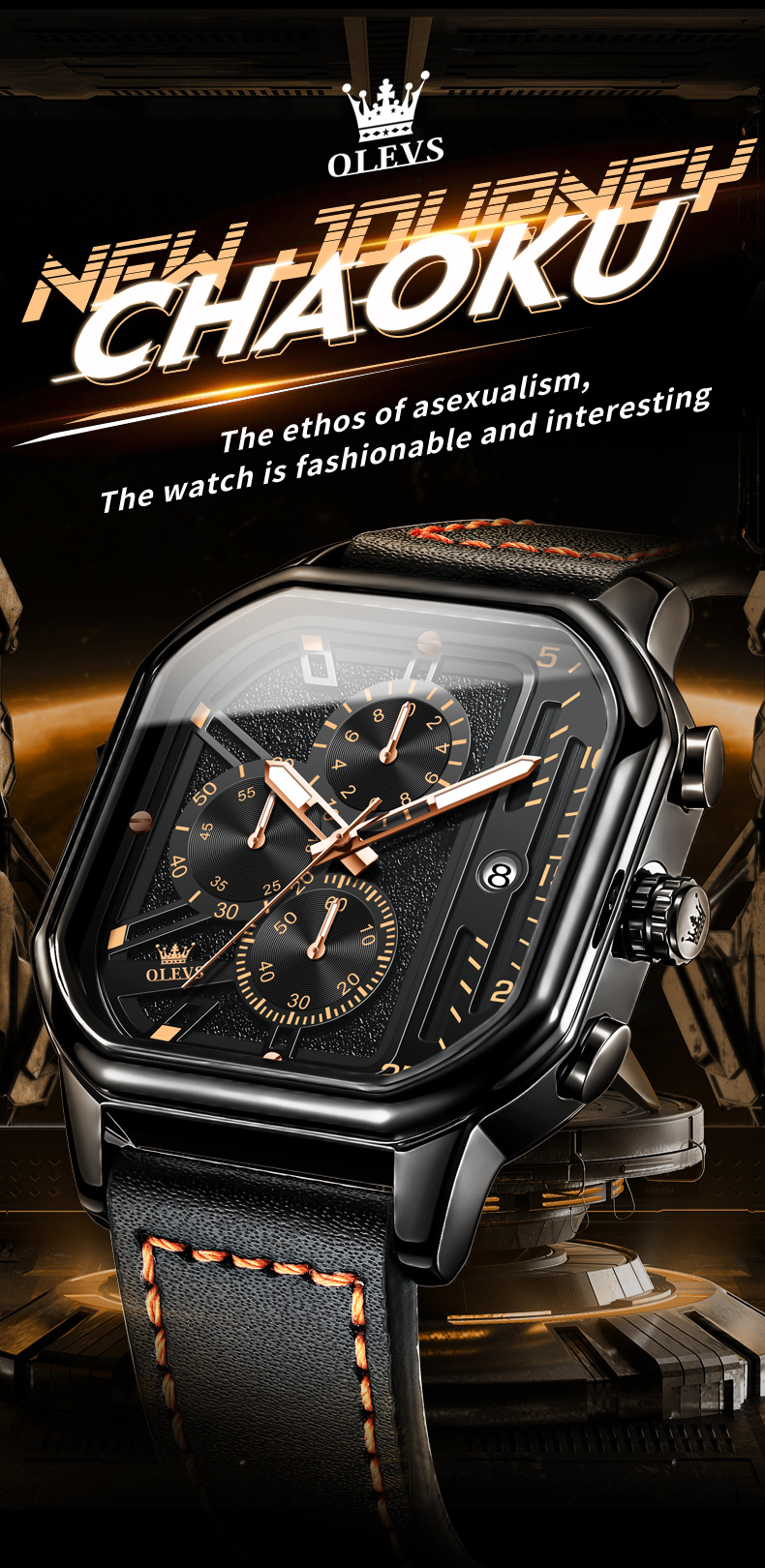 OLEVS 9950 Watch description image 2