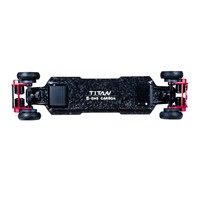 B-ONE TITAN Carbone 4WD Électrique Planche À Roulettes avec 45km Longue Portée Longboard
