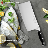 Couteau de Chef chinois couteau de cuisine en acier inoxydable Super tranchant pour couper les légumes et le porc