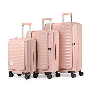 Maleta de Viaje Rígida de Lujo con Descuento OEM/ODM, con Candado TSA y Puerto de Carga USB, Nueva Maleta de Cabina con Compartimento para Portátil - Product Image 1