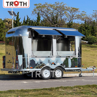 Remorque alimentaire préfabriquée Truth Deep Fryer Bakery, cuisine et restaurant, camion de glaces, bar à barbecues, bar à burgers, bar à barbe à papa