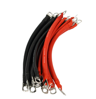 Câble de batterie solaire flexible DC 6AWG 8AWG 10AWG pour onduleur et batterie automobile avec connecteur de borne de batterie – Vente en gros