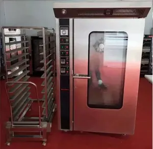 12 floors trolley hot air convection oven for bread without rotation