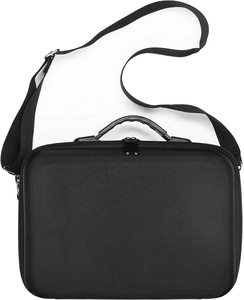 Estuche de Transporte Rígido Negro de Gamuza, Impermeable y Anti-Golpes, con 5 Ranuras para Accesorios, Personalizable, para Taessv <span class=keywords><strong>Hyperice</strong></span> / Plus - Product Image 5