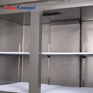 ثلاجة تجارية من الفولاذ المقاوم للصدأ مبردة بالهواء ذات بابين وسعة كبيرة بدرجتي حرارة وبدون تكون صقيع - Product Image 3