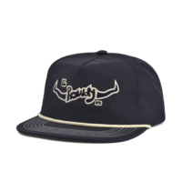 Casquettes en corde personnalisées avec logo brodé, casquette de baseball 5 panneaux, casquette de rodéo, casquette snapback non structurée, casquettes de baseball en nylon, vente en gros