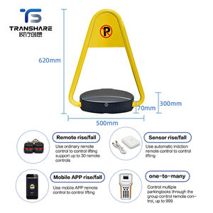 Verrou <span class=keywords><strong>de</strong></span> stationnement contrôlé multi-méthodes Protection <span class=keywords><strong>de</strong></span> place <span class=keywords><strong>de</strong></span> stationnement avec dispositif d'avertissement intégré pour la sécurité des véhicules stationnés - Product Image 2