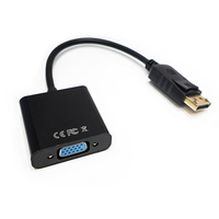 Adaptor SENYE DP ke VGA Hitam